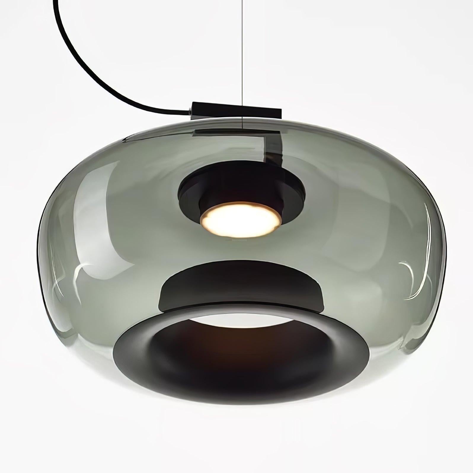 Doppelte Pendant - Art Glass-1-Luxehomezone