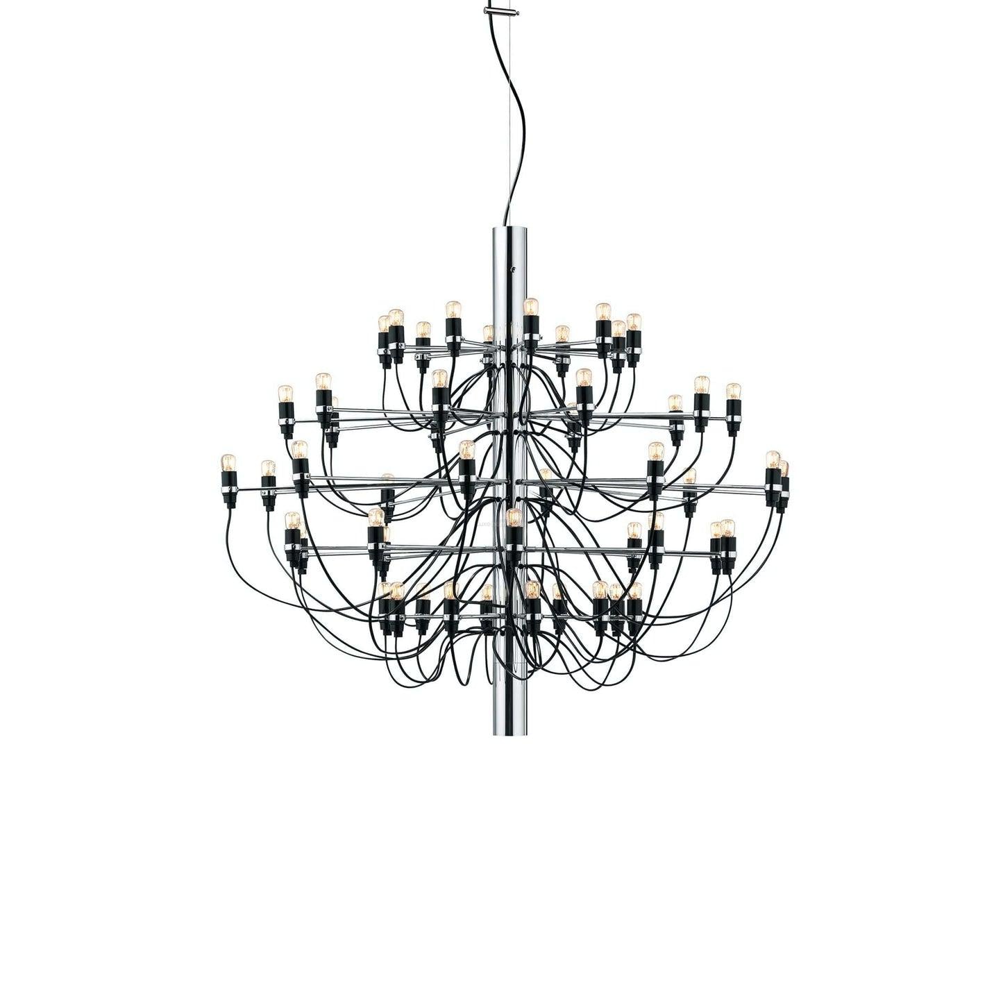 2097 Mid-Century Retro Candle Chandelier with 18/30/50/75 heads - Candle-1-Luxehomezone