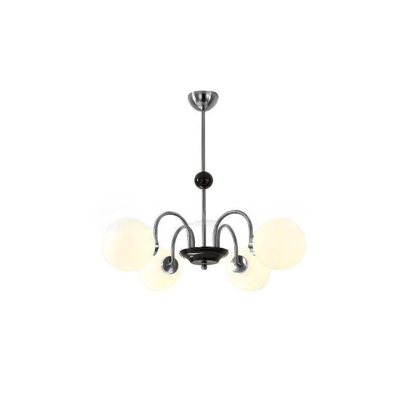 Yisu Glass Globe Chandelier with 3/4/5/6/8 heads - Bend, Marshmallow Chandelier, Optimized-1-Luxehomezone