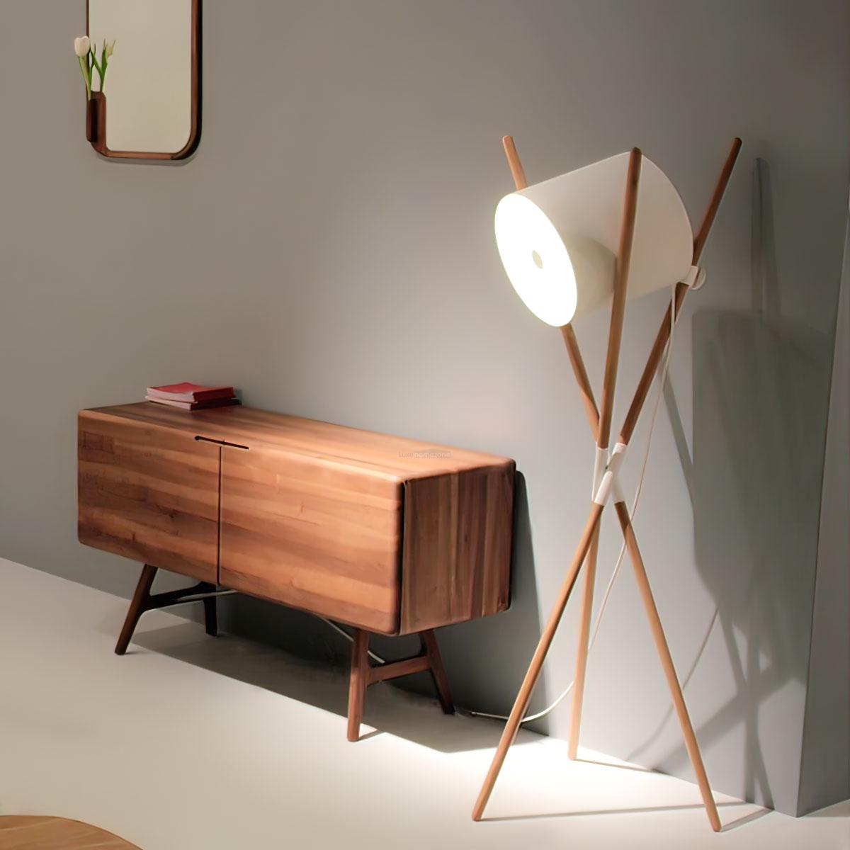 Shift Lamp Floor Lamp ∅ 22.8″ - Lava-1-Luxehomezone