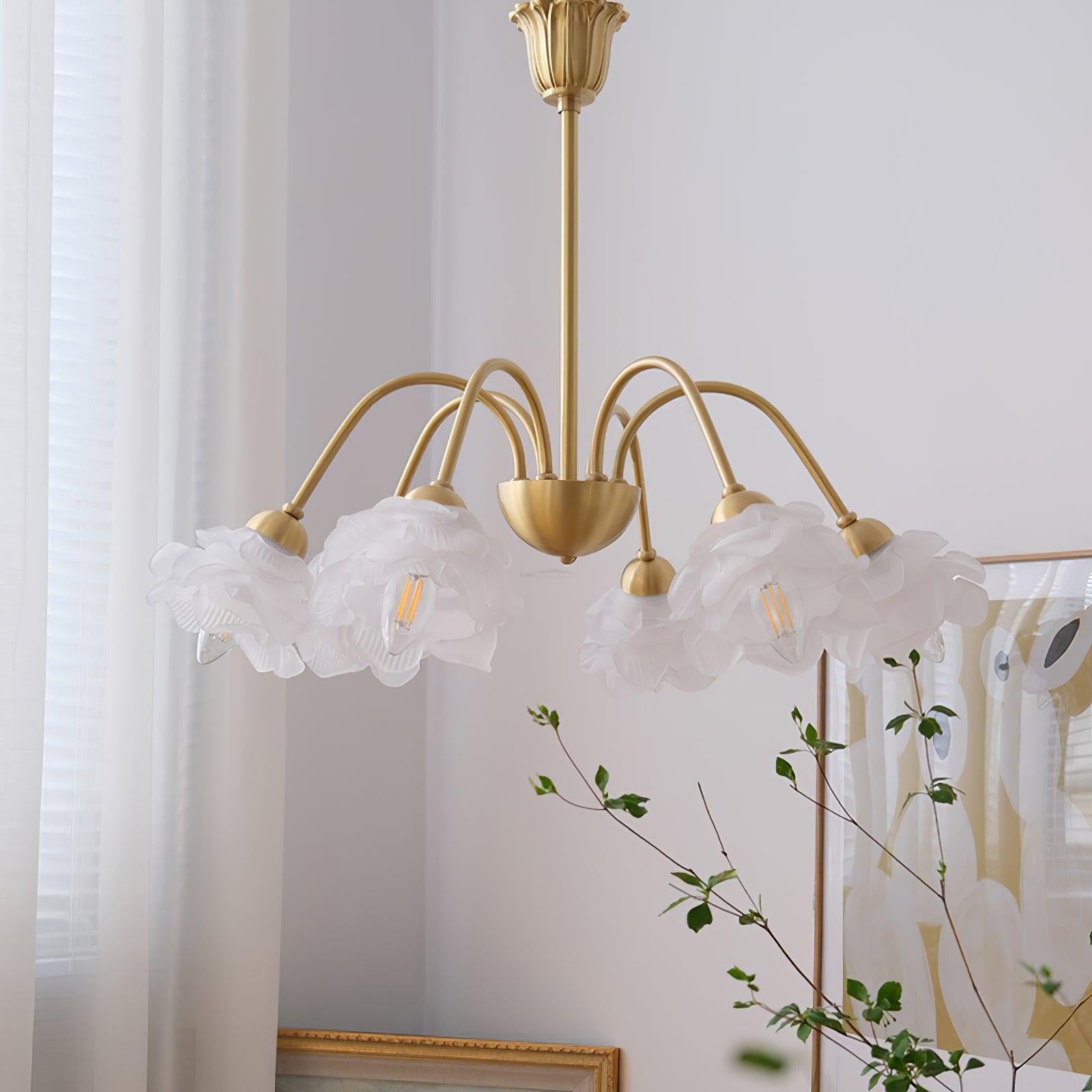 Roses Chandelier with 5/6/8 heads
