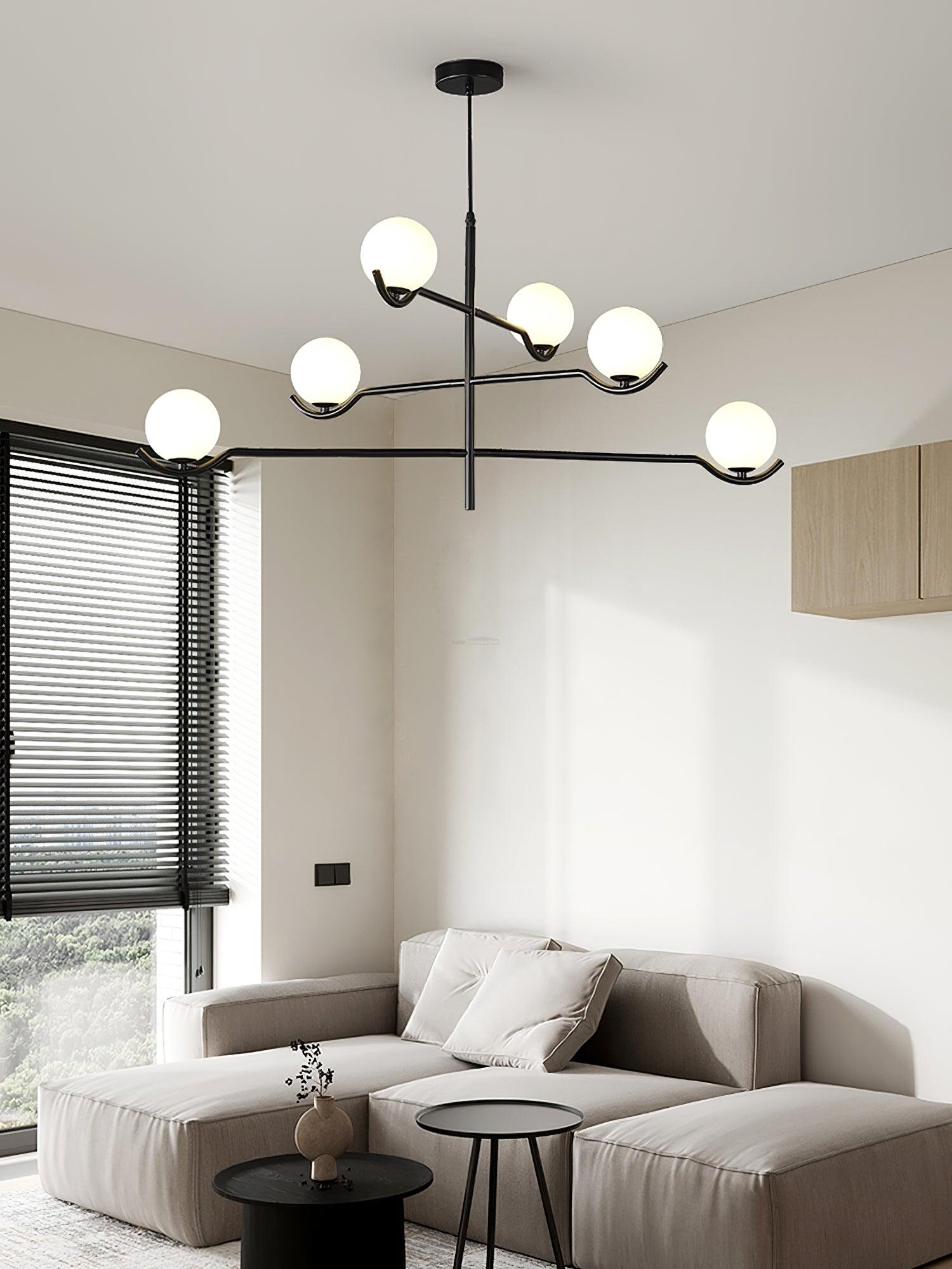 Doris Chandelier with 4/6 heads - Frown-1-Luxehomezone