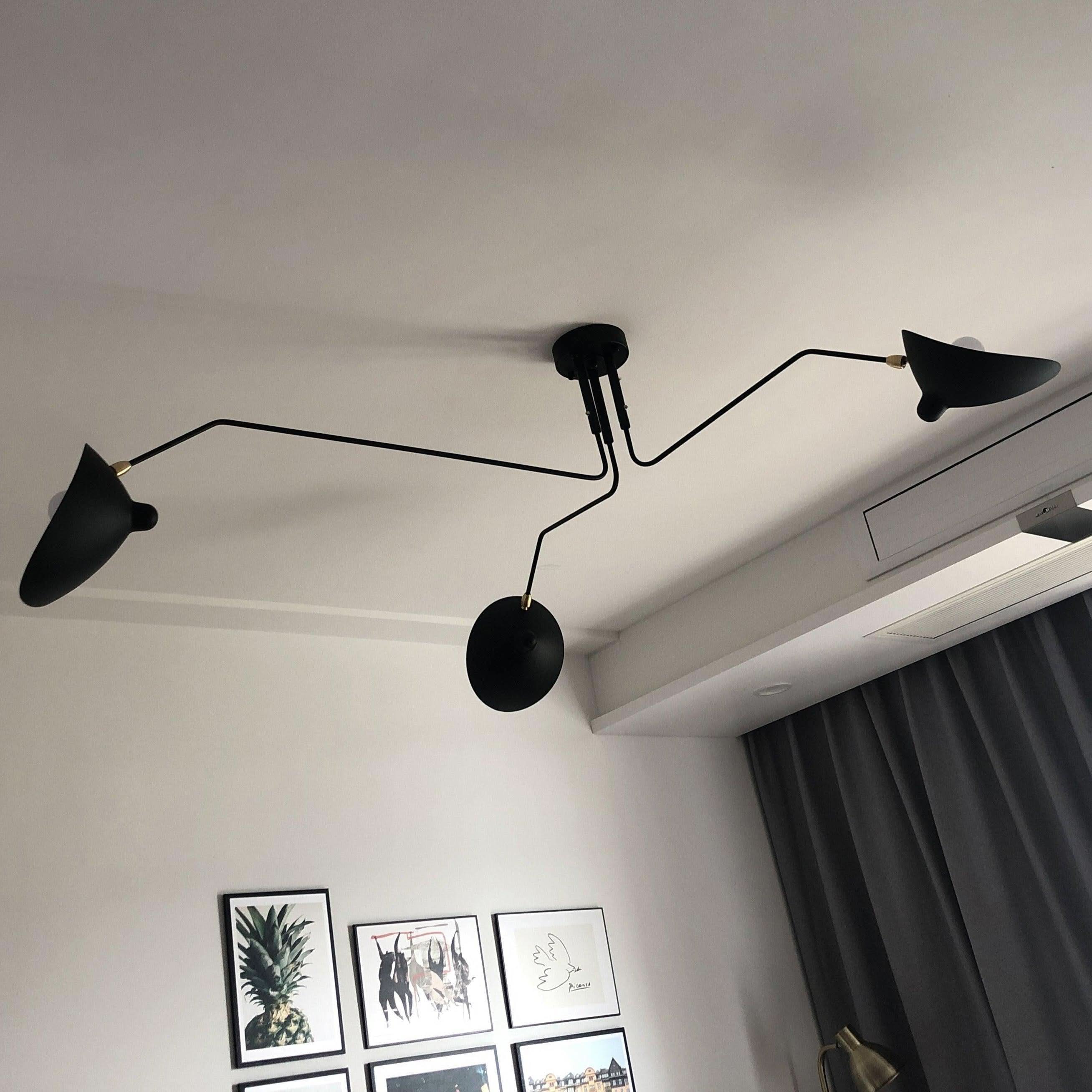 Serge Mouille Ceiling Light Style A - Luxehomezone