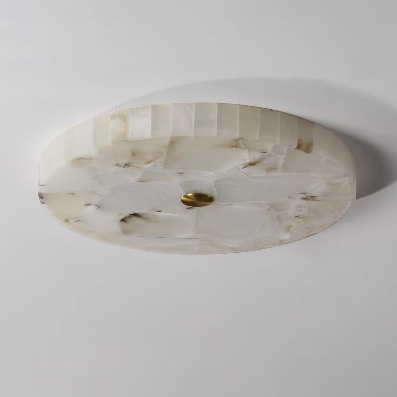 Round Alabaster Ceiling Lamp - Alabaster-1-Luxehomezone