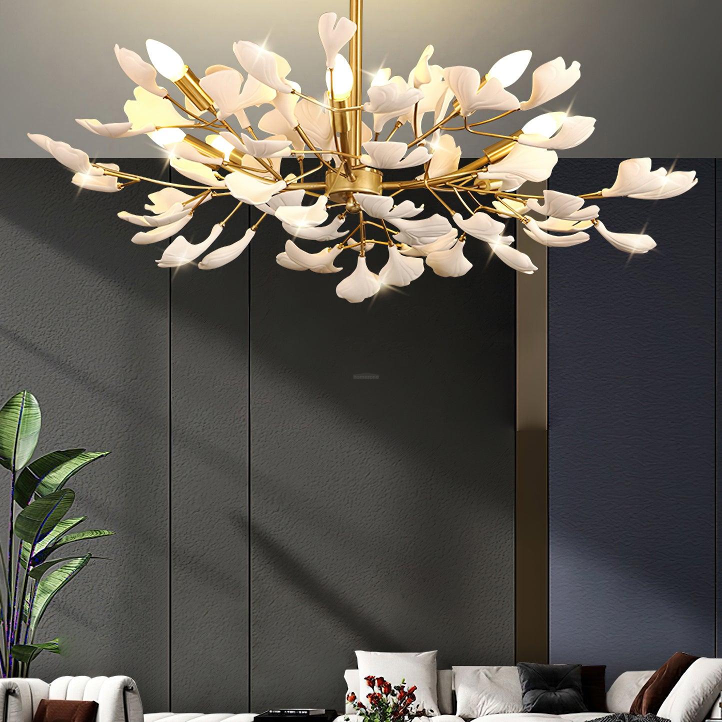Gingko Chandelier Style J - Gingko, Gingko Chandelier-1-Luxehomezone