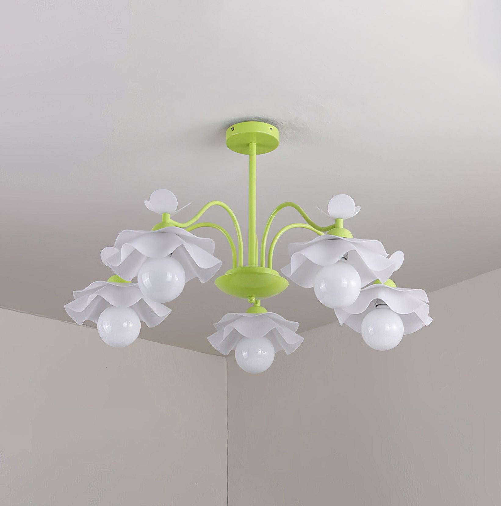 Murano Acrylic Chandelier with 3/5/8 heads - Zahara-1-Luxehomezone