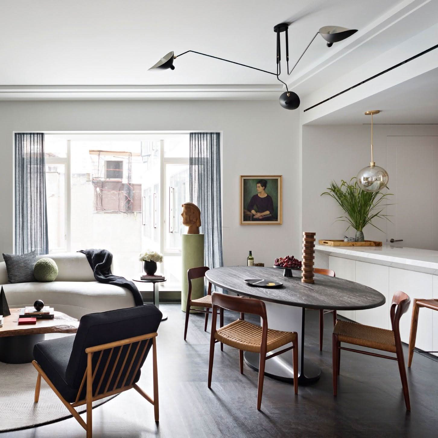 Serge Mouille Ceiling Light Style A - Luxehomezone