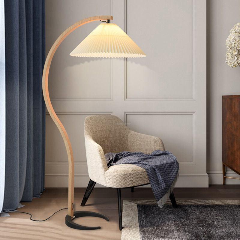 Caprany Floor Lamp - Drapery-1-Luxehomezone