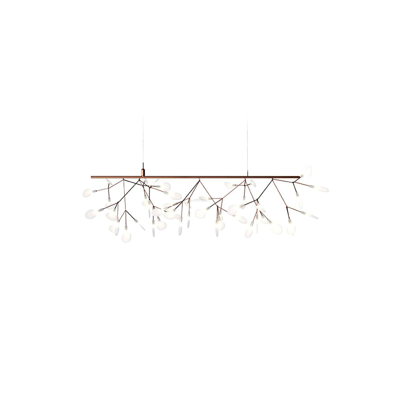 Rose Gold Firefly Chandelier - Branch-1-Luxehomezone