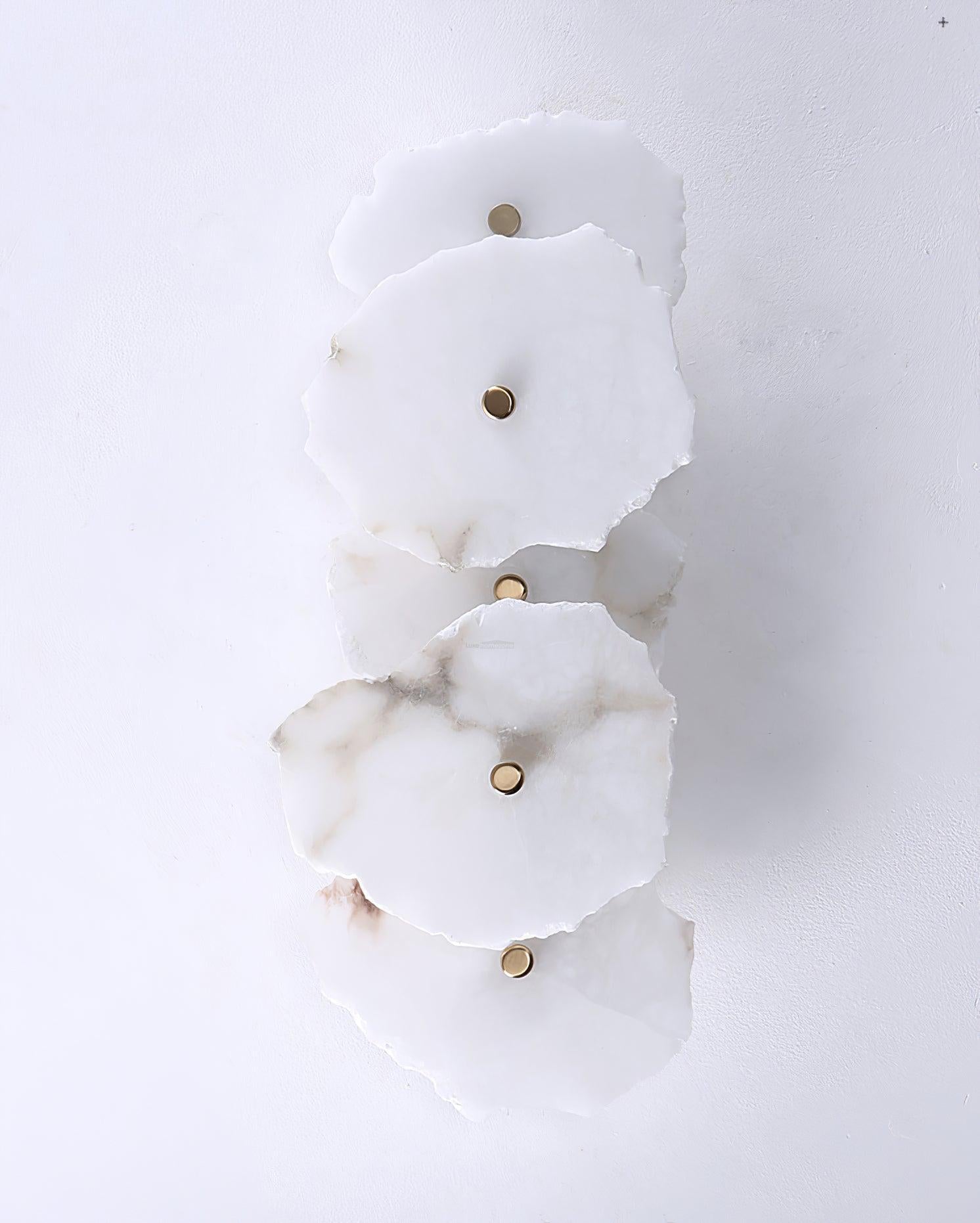 Petra Wall Sconce Alabaster - Alabaster, Alabaster Wall Lamp-1-Luxehomezone