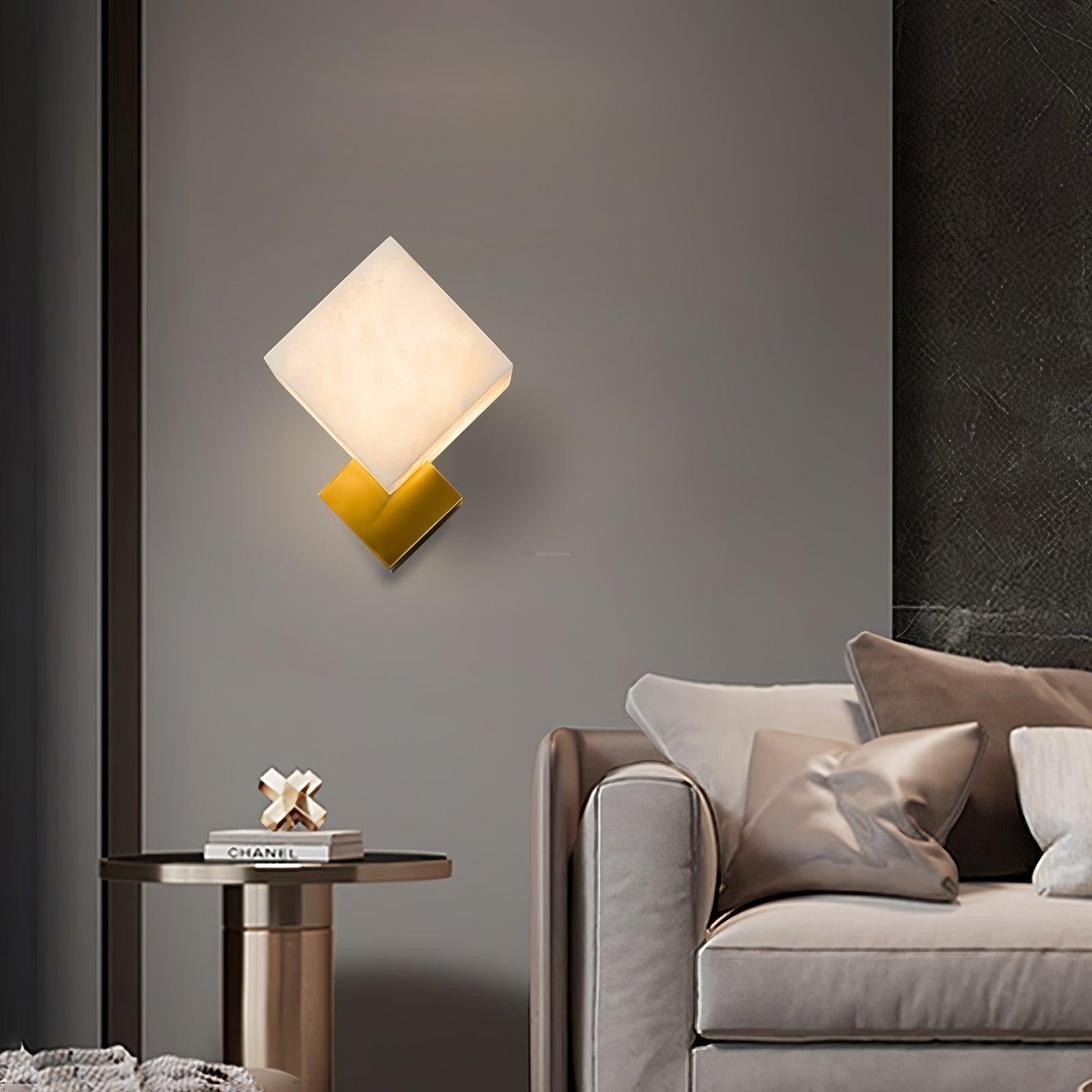 Gatsby Alabaster Wall Sconce - Alabaster, Alabaster Wall Lamp-1-Luxehomezone