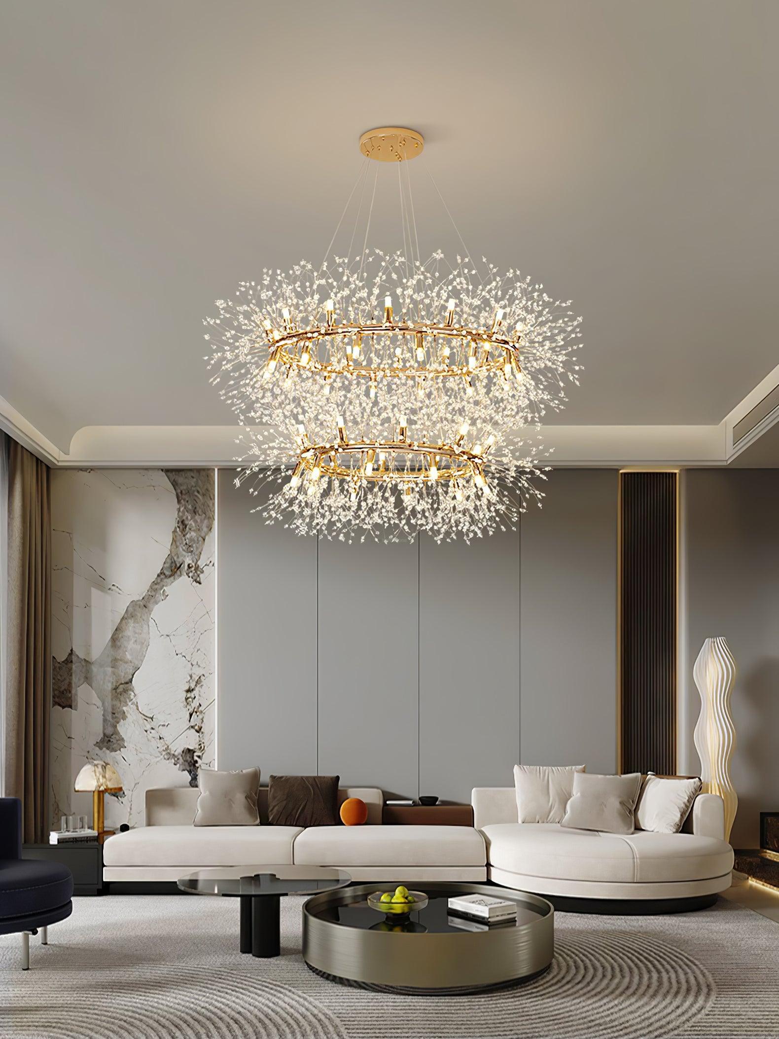 Dandelion Chandelier Bloom - Urchin-1-Luxehomezone