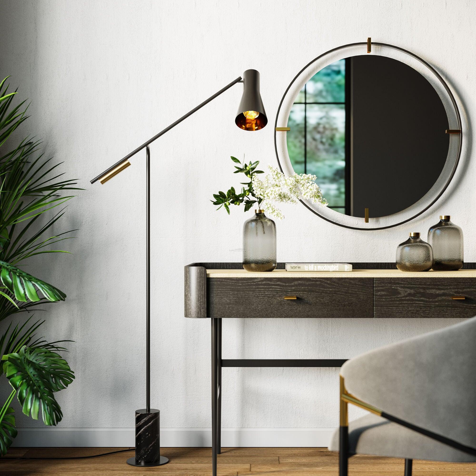 Metro Floor Lamp ∅ 43.3″ - Flexible-1-Luxehomezone