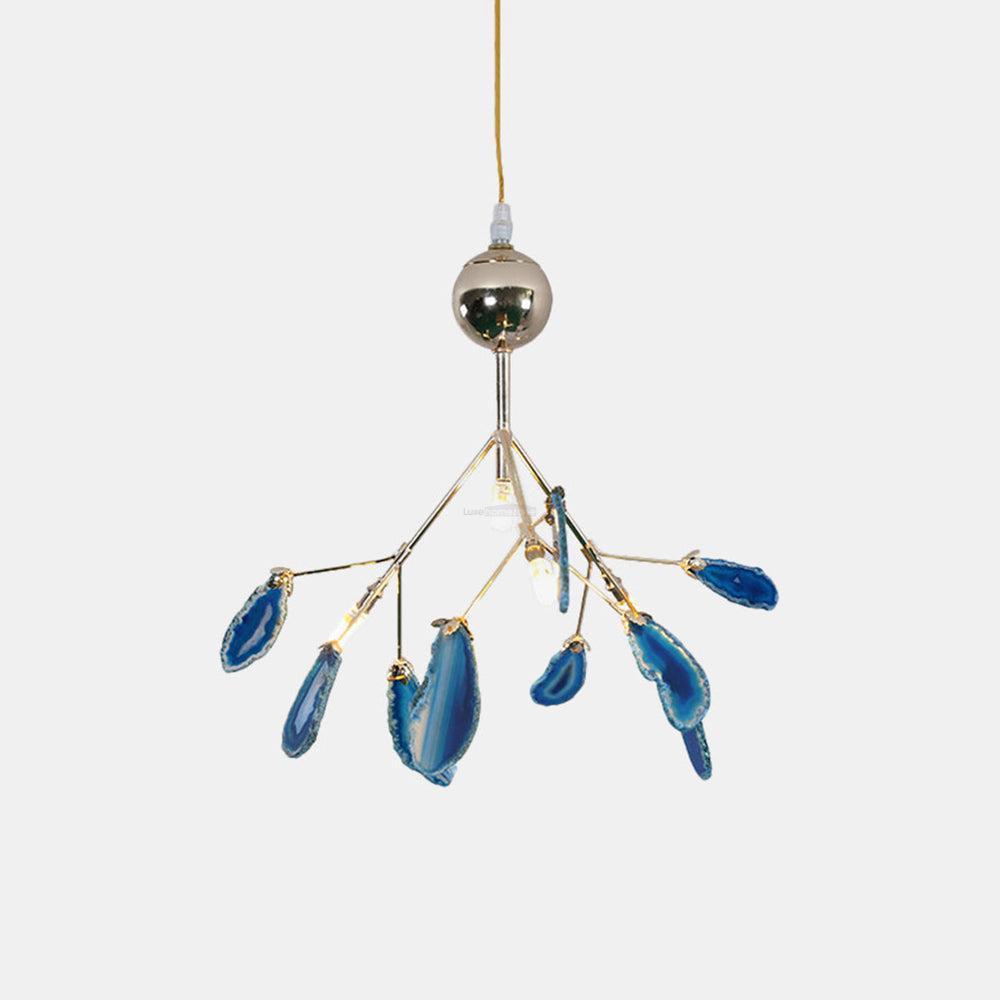 Agate Flake Chandelier with 4/12/16/20 heads - Branch-1-Luxehomezone