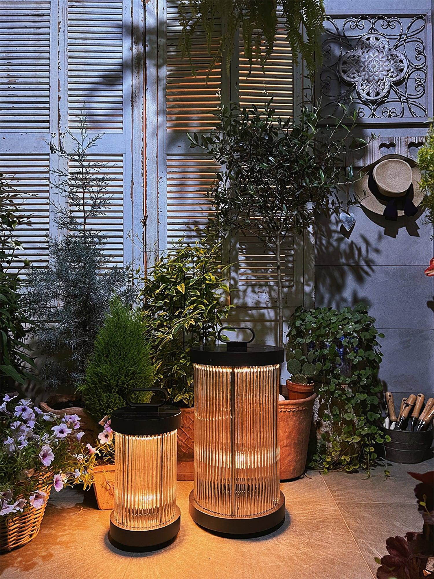 Ambient Line Lantern Garden Floor Lamp - Canister-1-Luxehomezone