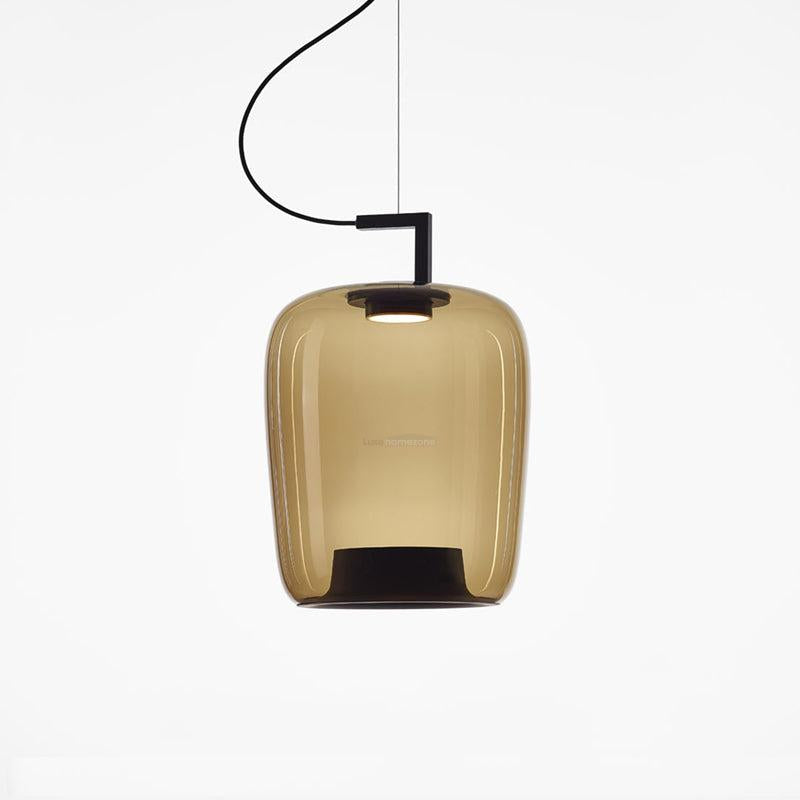 Doppelte Pendant - Art Glass-1-Luxehomezone