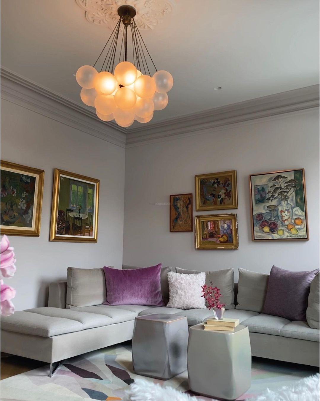 Glass Bubble Chandelier - Bend, chandeliers-1-Luxehomezone