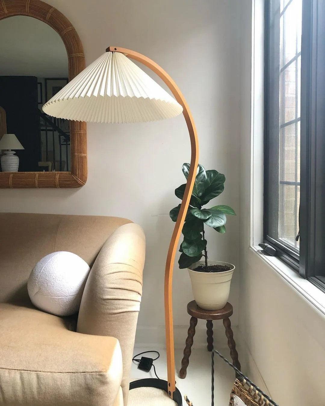 Caprany Floor Lamp - Drapery-1-Luxehomezone