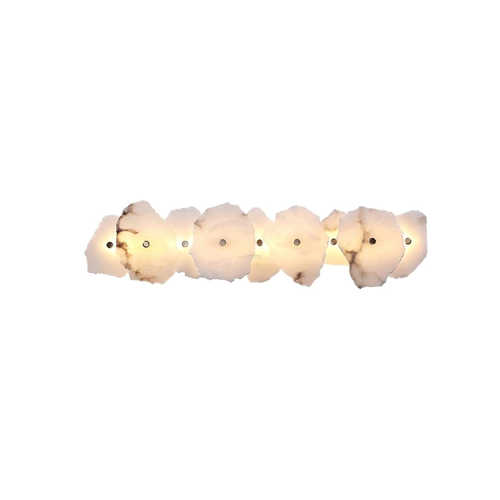 Petra Wall Sconce Alabaster - Alabaster, Alabaster Wall Lamp-1-Luxehomezone