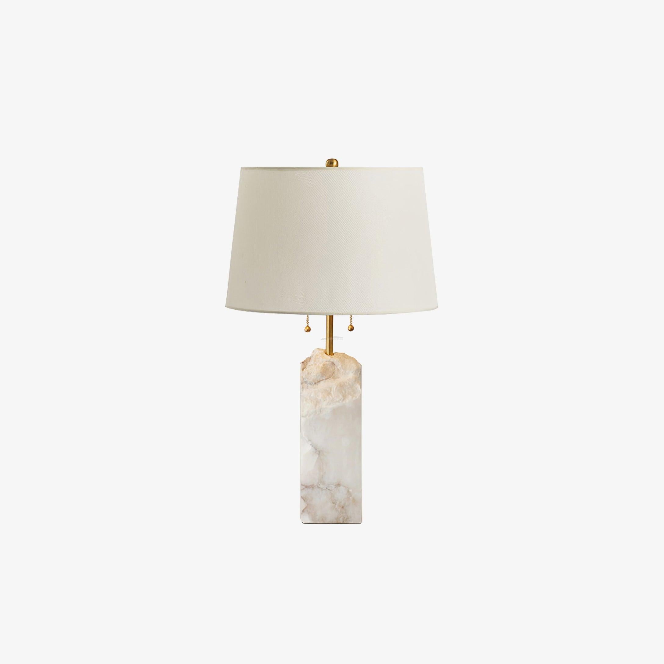 Raw Alabaster Table Lamp - Alabaster-1-Luxehomezone