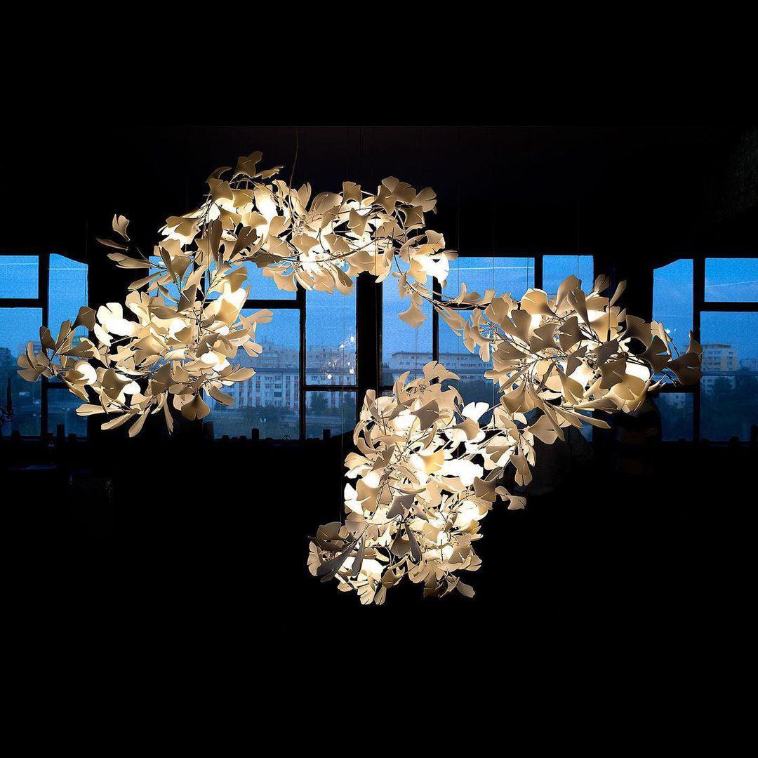 Gingko Chandelier Style C - Gingko, Gingko Chandelier-1-Luxehomezone