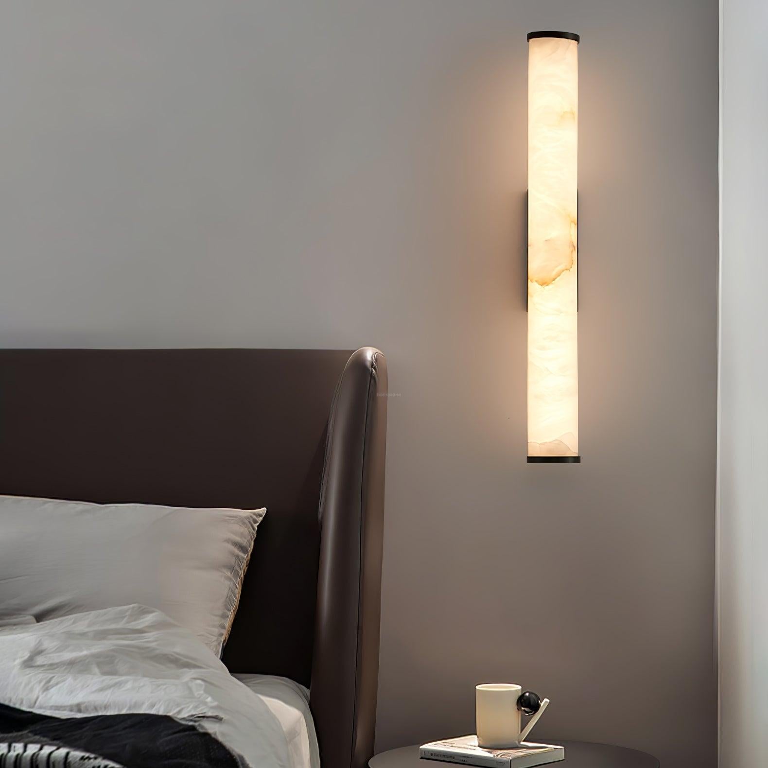 Callisto Wall Sconce Alabaster - Alabaster, Alabaster Wall Lamp-1-Luxehomezone