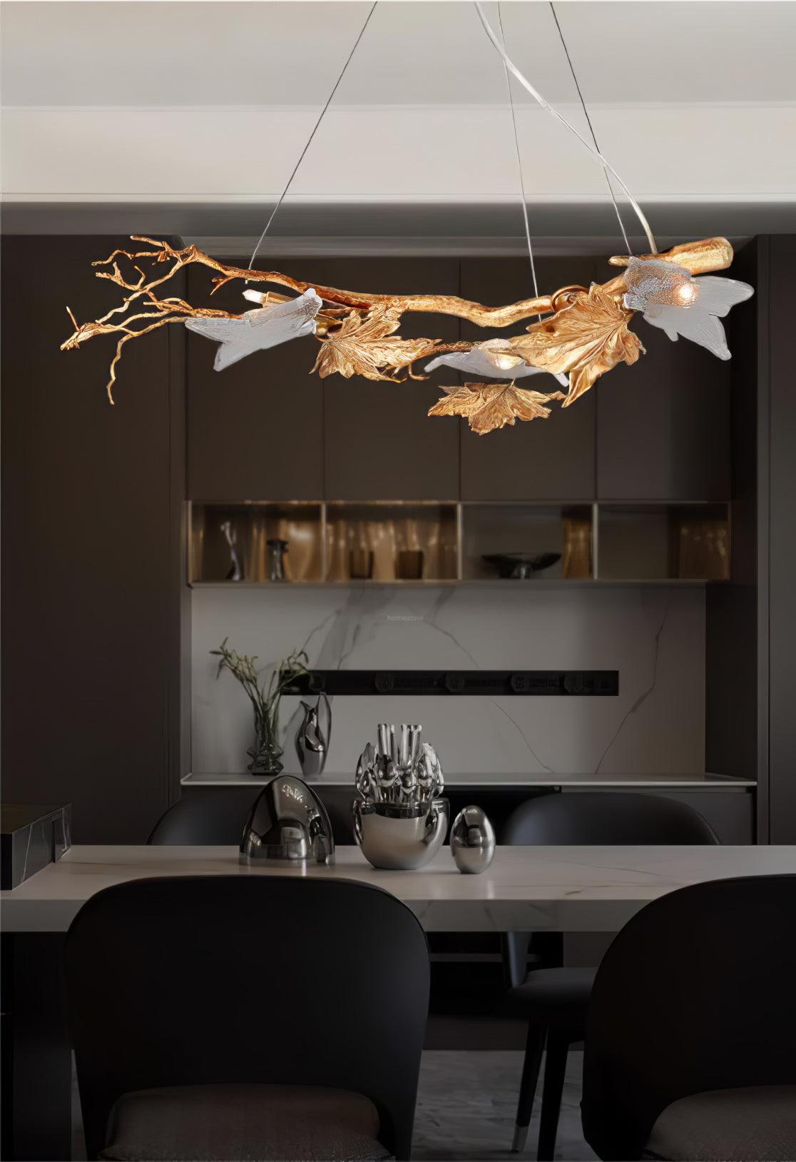 Folio Branch Type Brass Chandelier - Branch-1-Luxehomezone