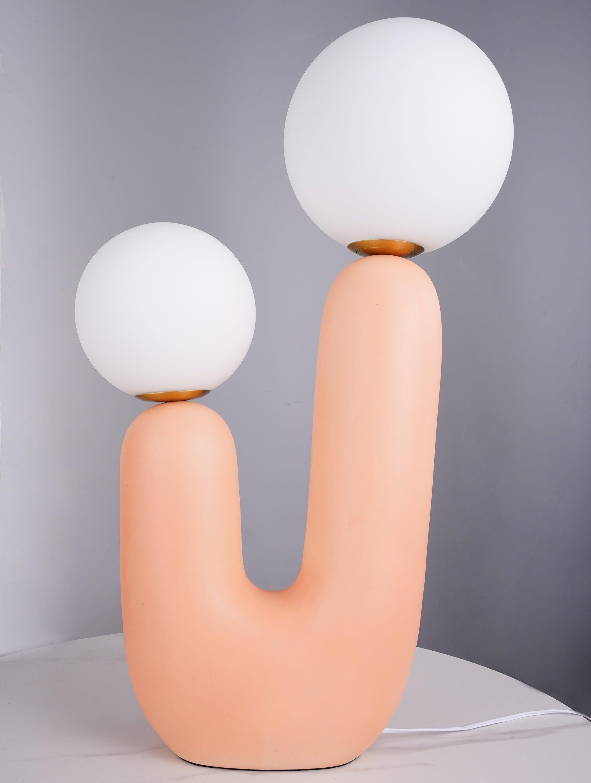 Oo Ceramics Table Lamp ∅ 22.4″ - Candy-1-Luxehomezone