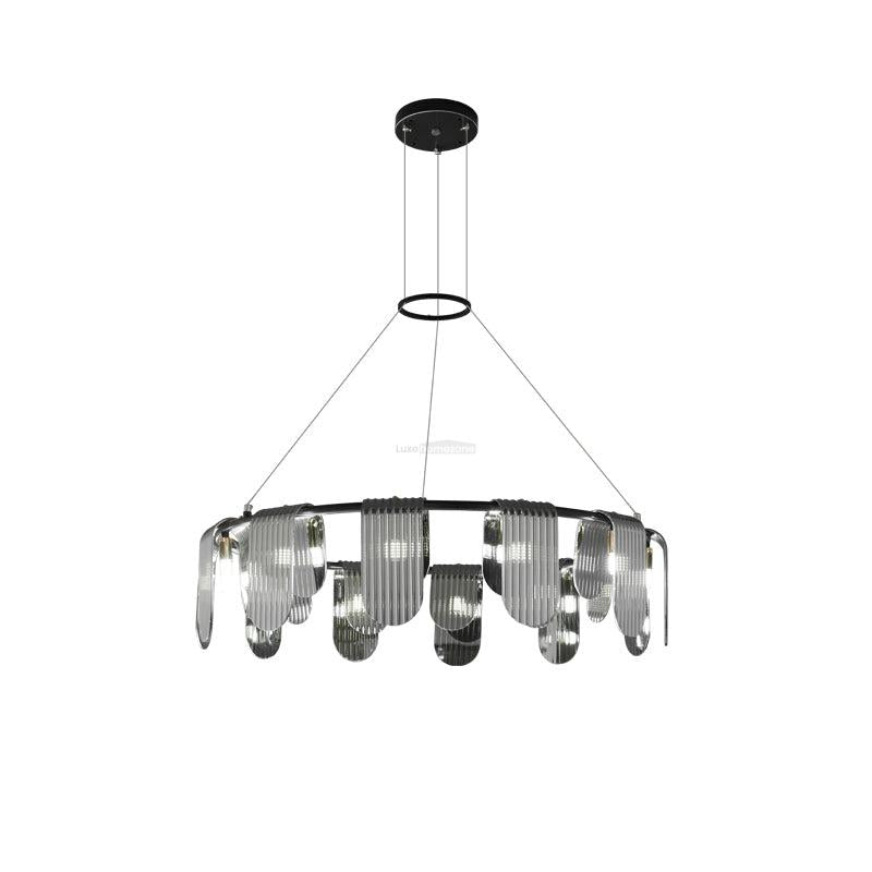 Folioles Brass Chandelier with 6/9/12 lamps - -1-Luxehomezone