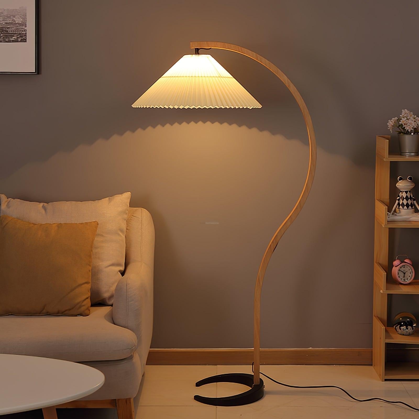 Caprany Floor Lamp - Drapery-1-Luxehomezone