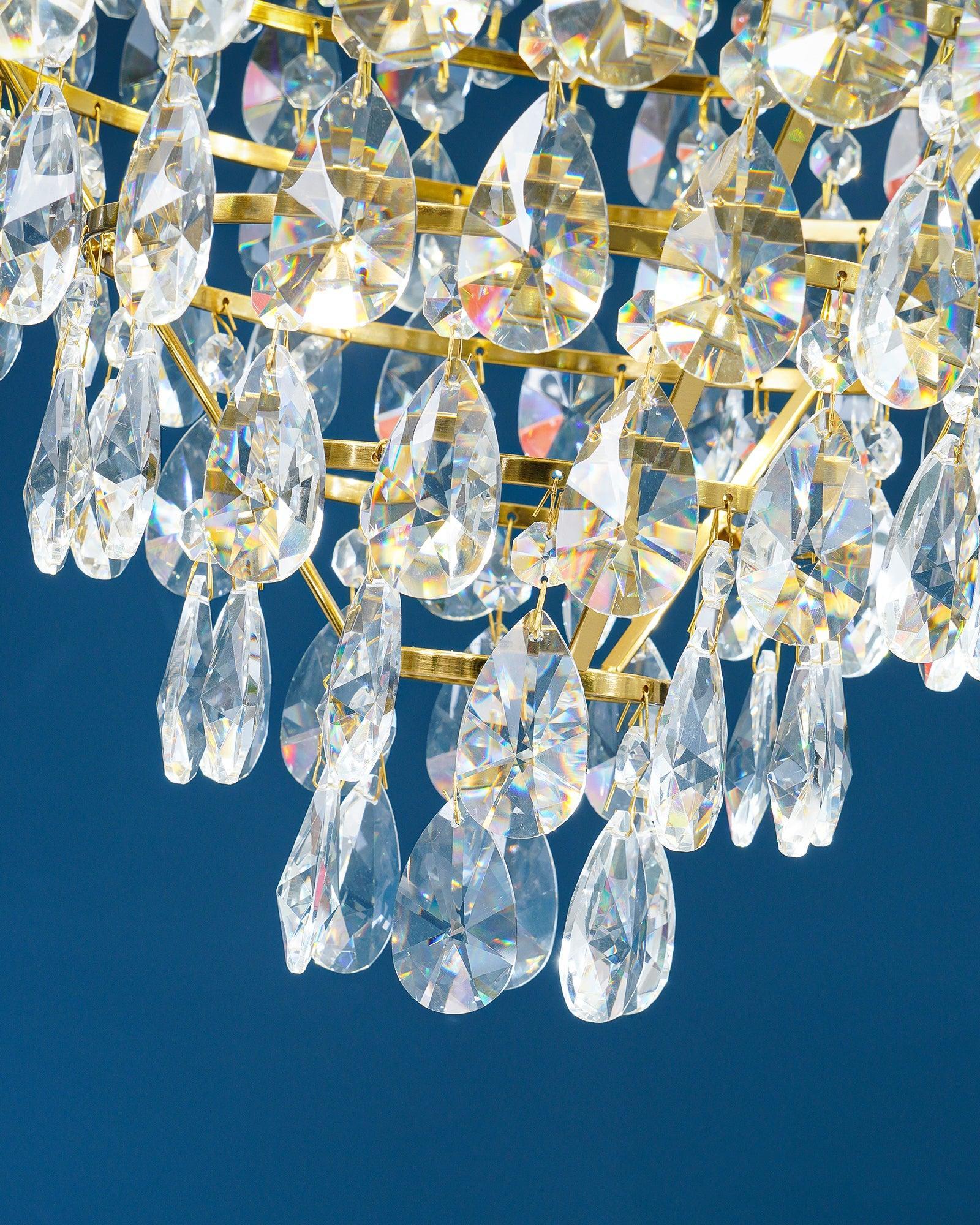 Vintage Crystal Chandelier - Crystals-1-Luxehomezone