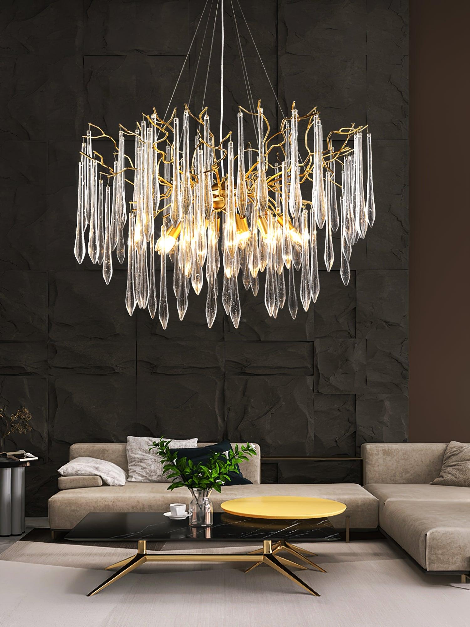 Aqua Funnel Chandelier with 8/10/12 heads - Branch-1-Luxehomezone