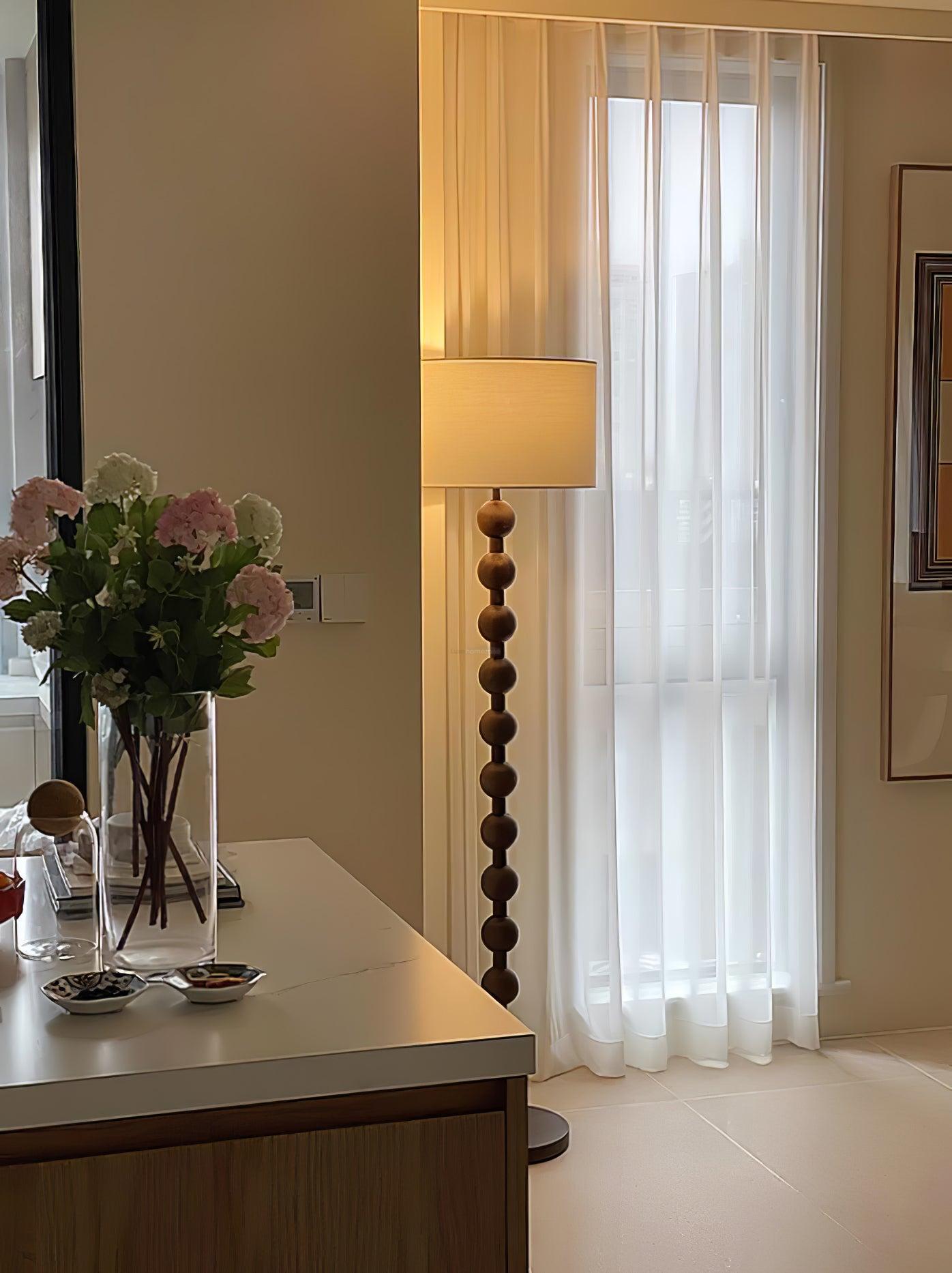 Hugo Barbell Floor Lamp  ∅ 15.7″ - Luxehomezone