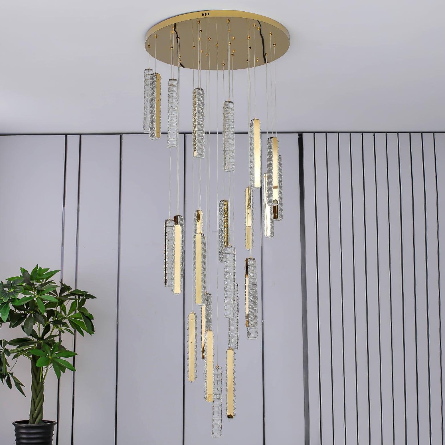 Villa Forci Chandelier with 12/15/18/21/24 heads - Straps-1-Luxehomezone