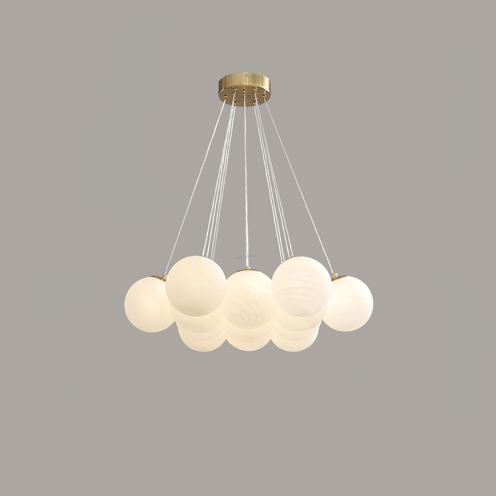 Glass Cluster Chandelier with 7/13/19 heads - Luxehomezone