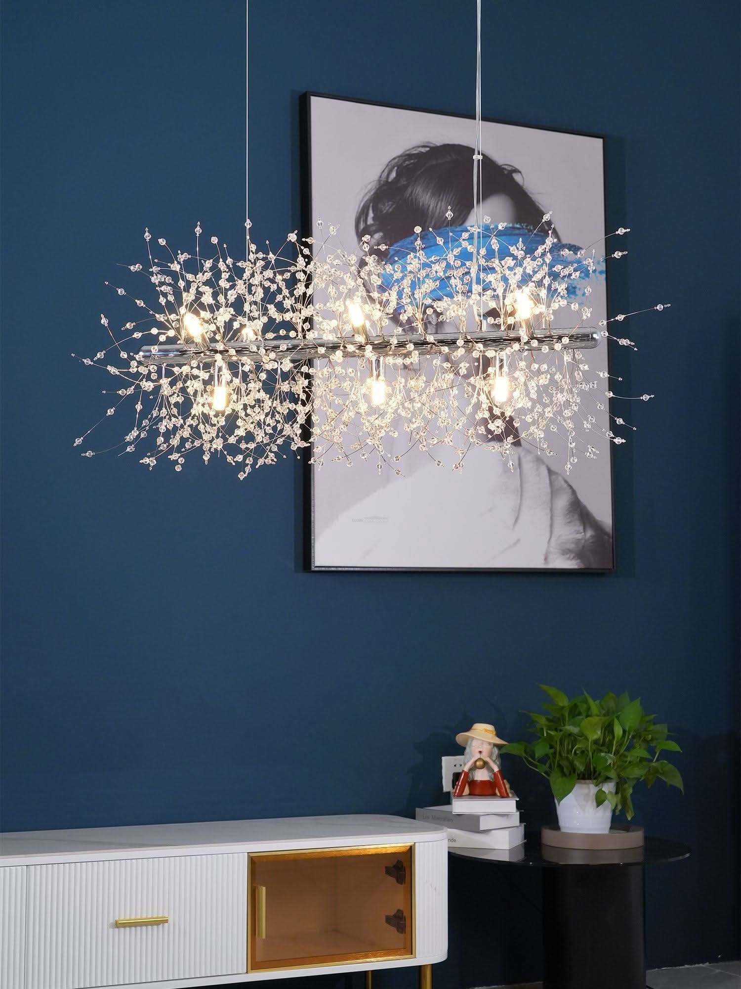 Crystal Dandelion Chandelier with 9/12/16 heads - Luxehomezone
