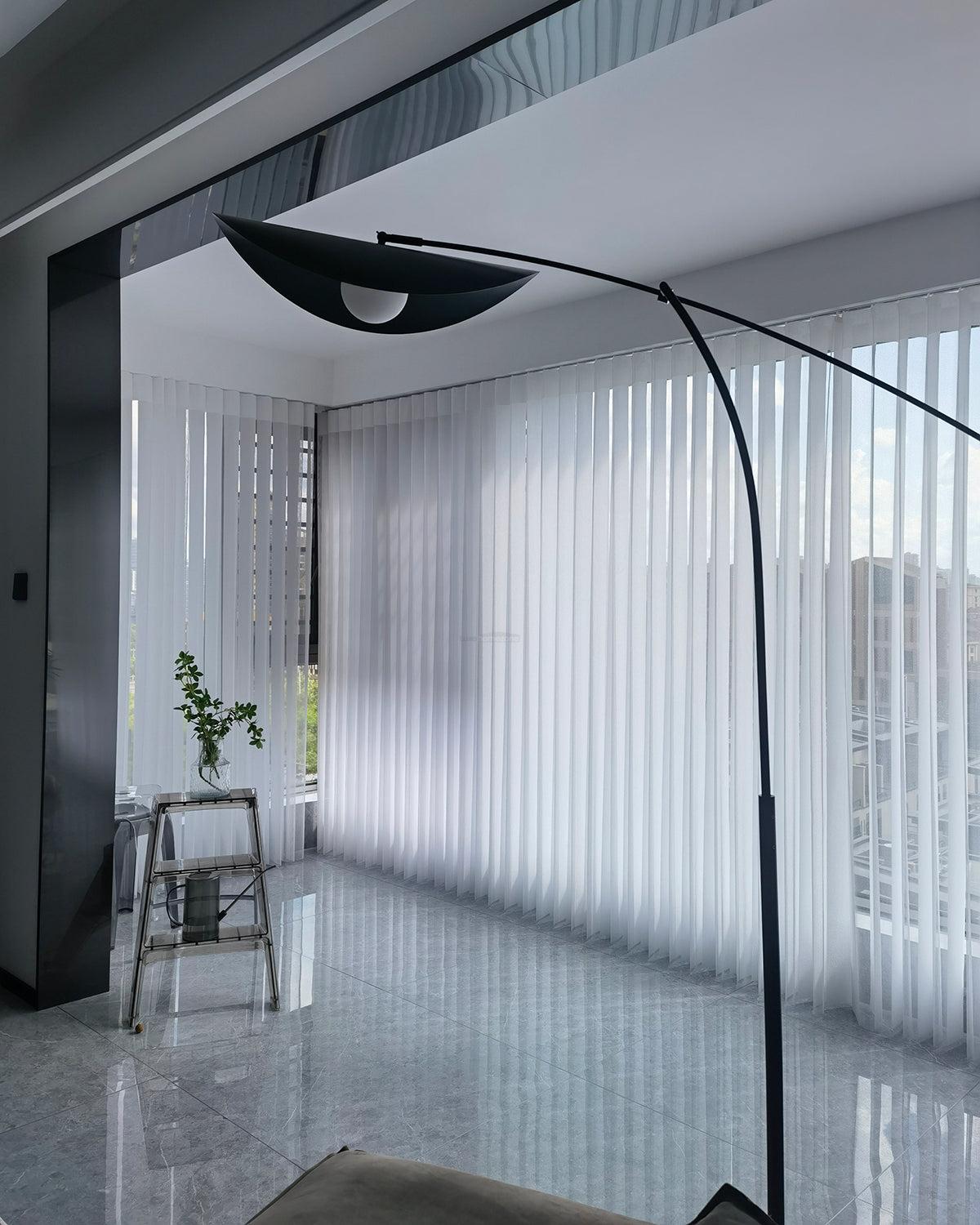 Alonso Floor Lamp  ∅ 6.6″ - Bent-1-Luxehomezone