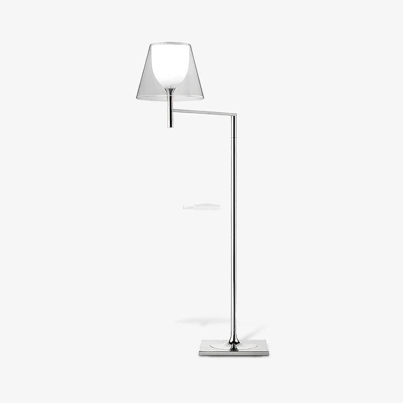 Chrome Prism Bending Floor Lamps - Bent-1-Luxehomezone