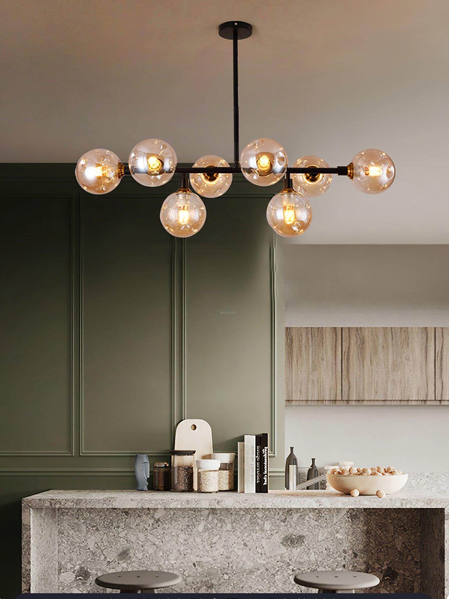 Primas Glass Linear Chandelier - Hailey, Optimized-1-Luxehomezone