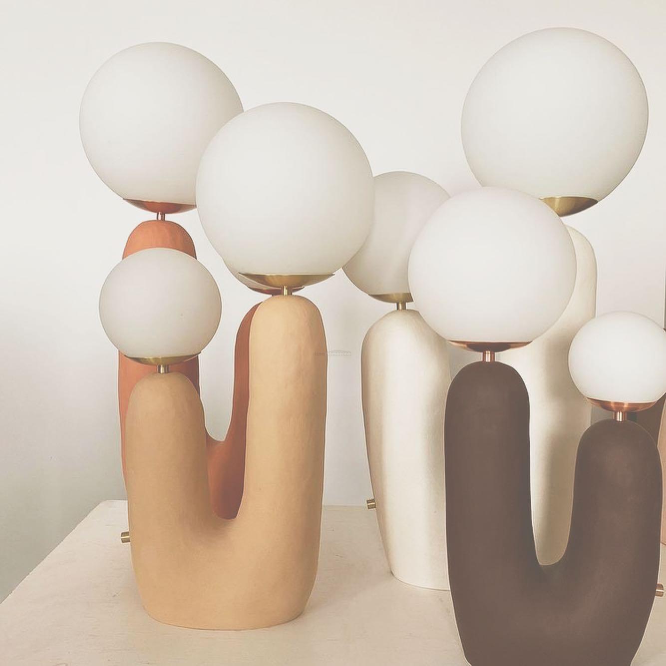 Oo Ceramics Table Lamp ∅ 22.4″ - Candy-1-Luxehomezone
