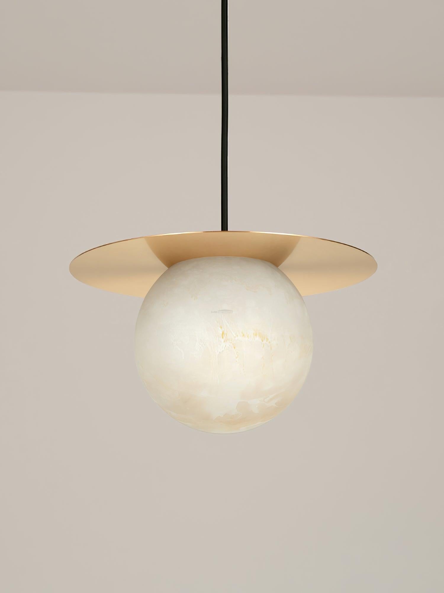 Borra Alabaster Pendant Light - Alabaster, Alabaster Pendant, Optimized-1-Luxehomezone
