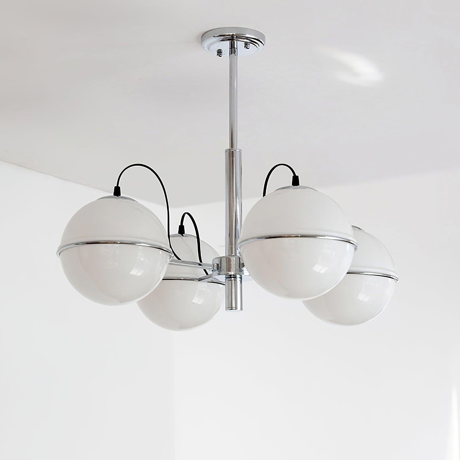 McCarren Chandelier ∅ 20.5″ - Bend, Marshmallow Chandelier-1-Luxehomezone
