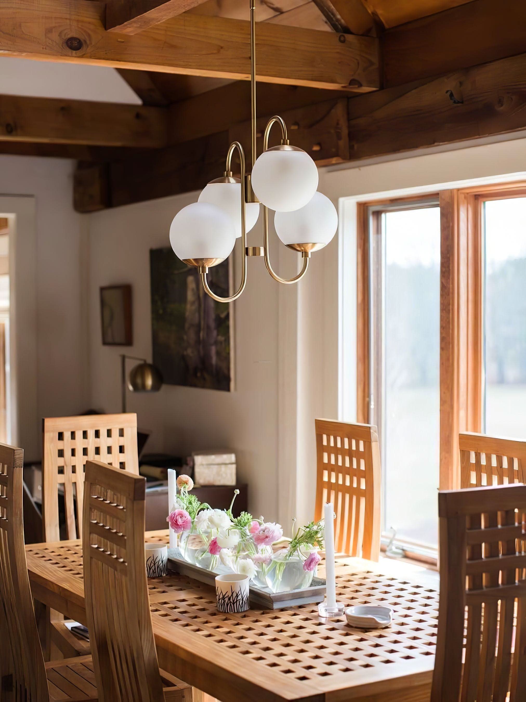 Gooseneck Chandelier ∅ 30″ - Luxehomezone