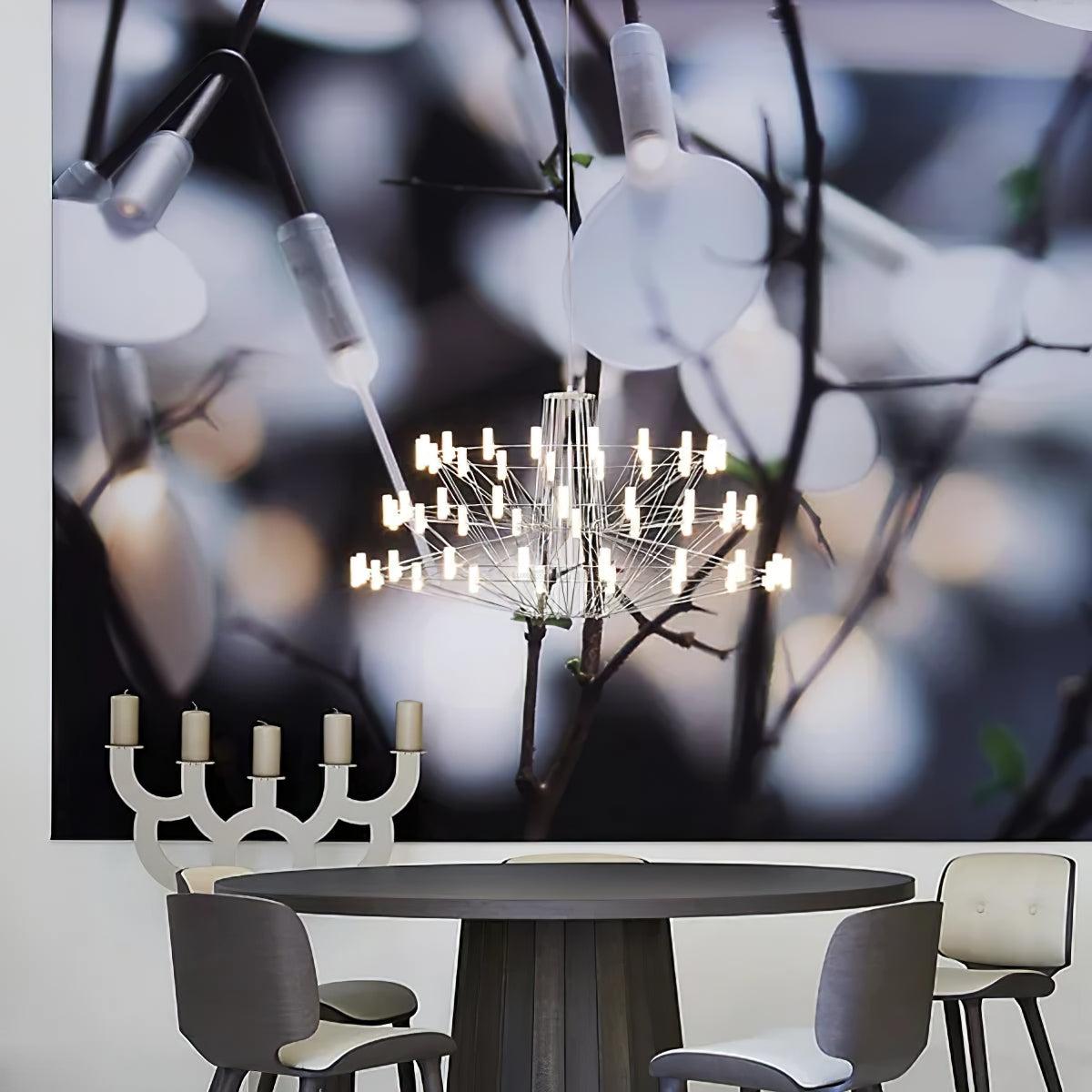 Sky Ballet Candle Chandelier ∅ 33.5″ ~∅ 39.8″ - Candle-1-Luxehomezone