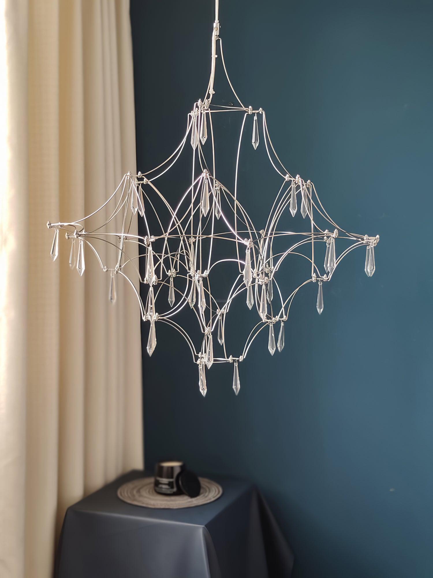 Candle Style Mira Chandeliers ∅ 23.6″ ∅ 31.5″ - Candle-1-Luxehomezone