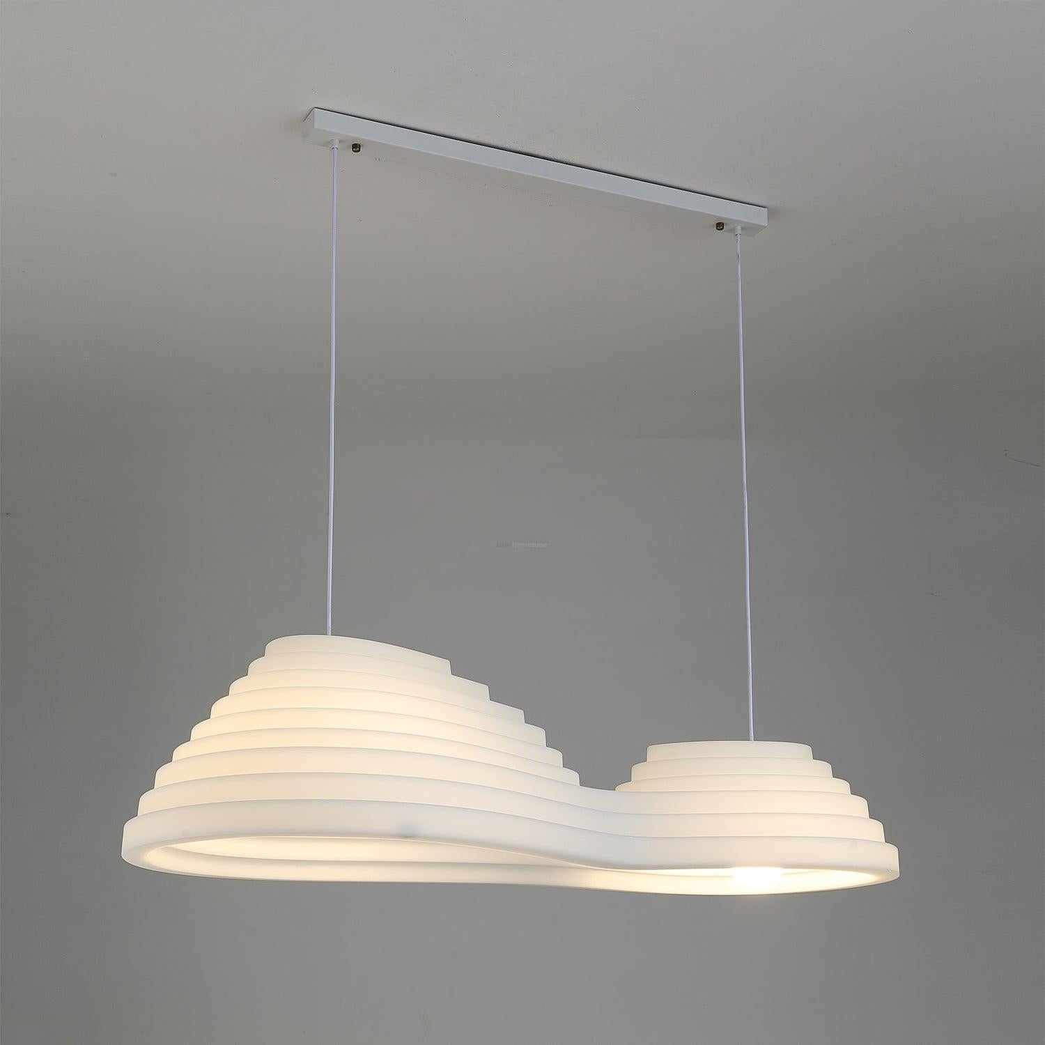 Rice Field Acoustic Acrylic Pendant - Luxehomezone
