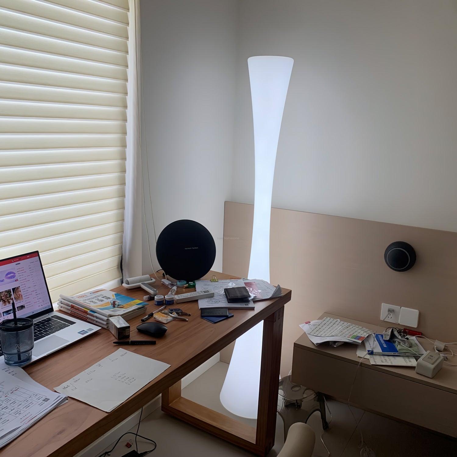 Biconica Pol Floor Lamp  ∅ 13.8″ - Pillar-1-Luxehomezone
