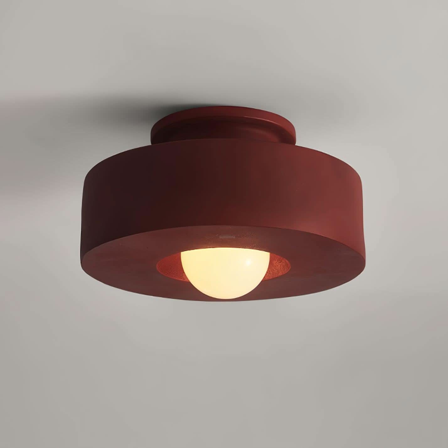 Simon Resin Ceiling Lamp  ∅ 11.8″ - Luxehomezone