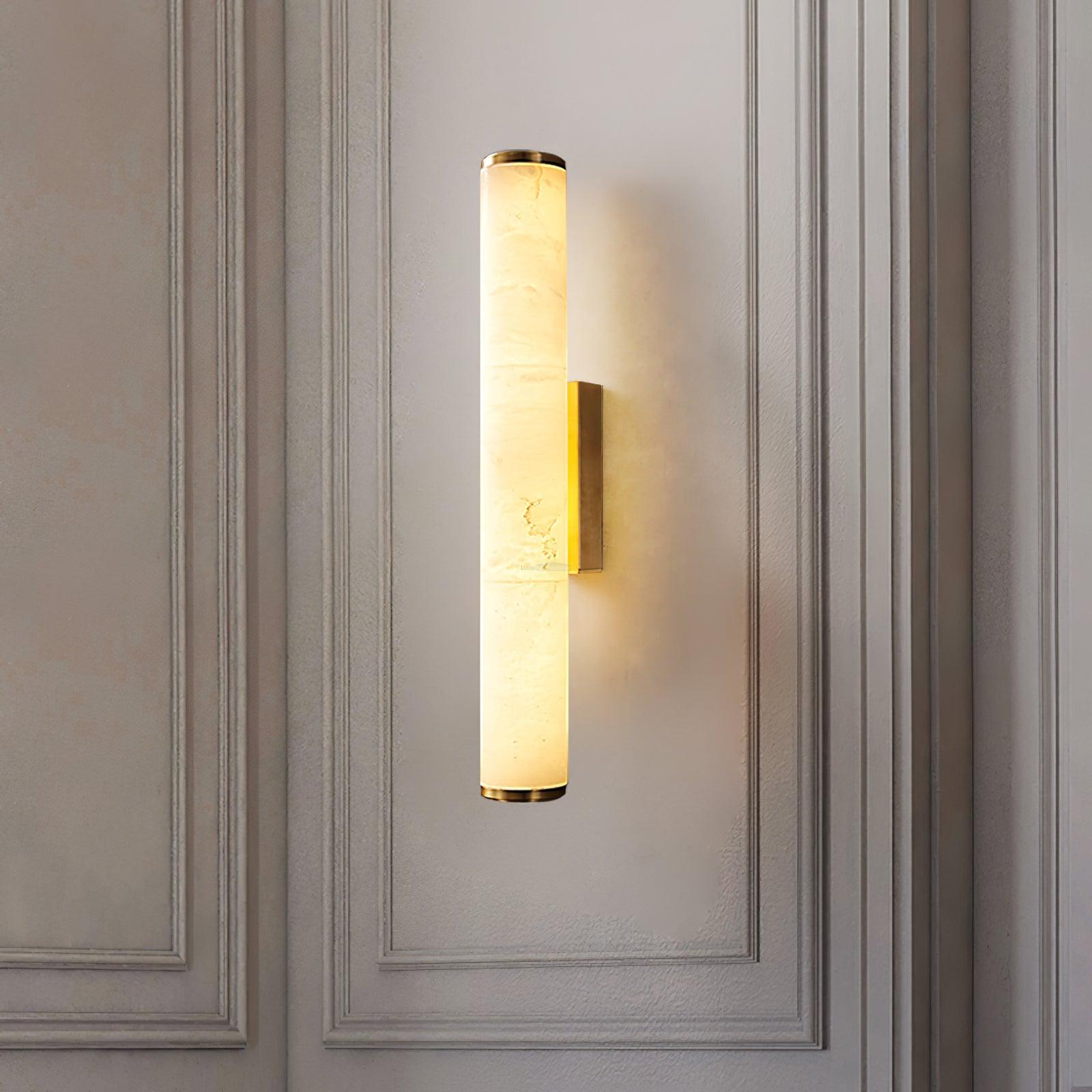 Callisto Wall Sconce Alabaster - Alabaster, Alabaster Wall Lamp-1-Luxehomezone