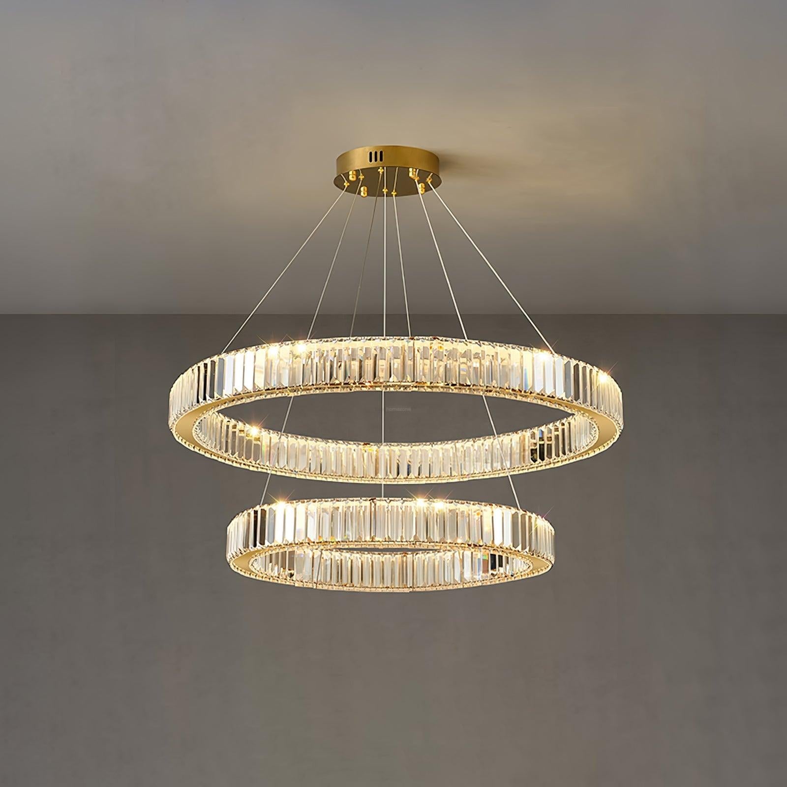 Bertolda Chandeliers ∅ 15.7″ - Crystals-1-Luxehomezone